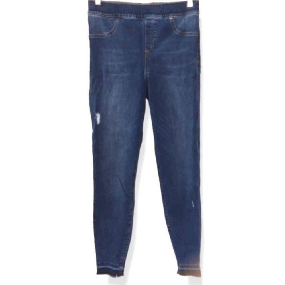 NWT SPANX Distressed Ankle Skinny Jeans $128 Small - Picture 10 of 15